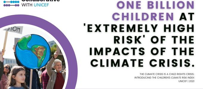 Children at extreme risk of the impacts of climate emergency